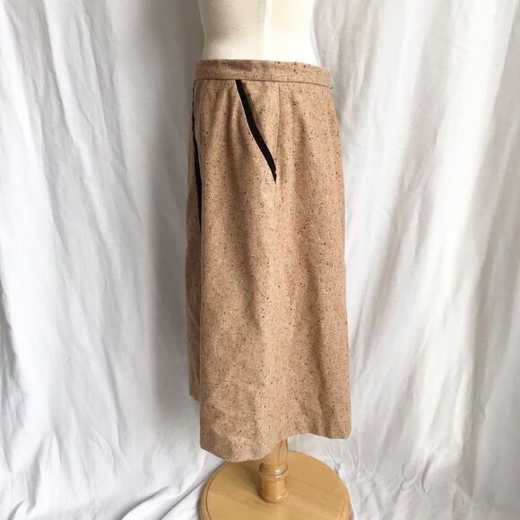 Vintage perruzza wool speckled skirt size S - Picture 4 of 7